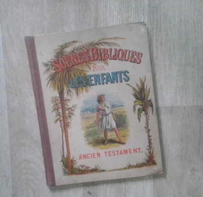 Scènes bibliques pour les enfants. Ancien testament. Sté des Livres Religieux. - Photo 1/3