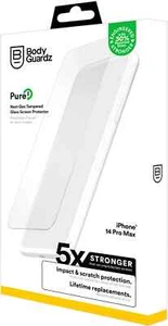 BodyGuardz Pure Guard 3 Tempered Glass Screen Protector iPhone 13 Pro Max 6.7" - Picture 1 of 4