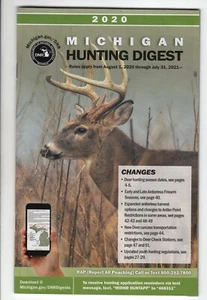 Michigan DNR 2020 caza y pesca juego leyes digestión guía - Michigan-ciervo-parche - Imagen 1 de 1