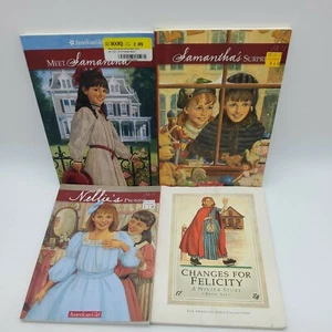 American Girl Book Lot Of 4 Samantha Books 1 3 Nellie's Promise Felicity PB - Picture 1 of 12