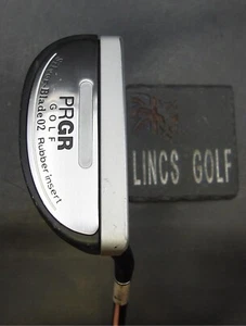 PRGR Silver Blade 02 Putter Steel Shaft 85cm Length Psyko Grip - Picture 1 of 11