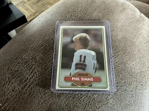 1980 Topps - #225 Phil Simms (RC) New York Giants - Picture 1 of 2