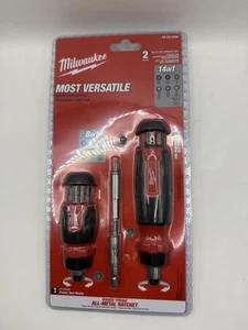 Destornilladores de trinquete Milwaukee 48-22-2905 14 en 1 multi-bit y 8-en-1 - Imagen 1 de 3