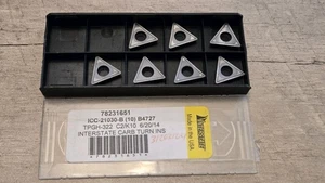 (7 Stück) VALUE COLLECTION VC 78231651 ICC-21030-B TPGH 322 C2/K10 Hartmetalleinsätze - Bild 1 von 1