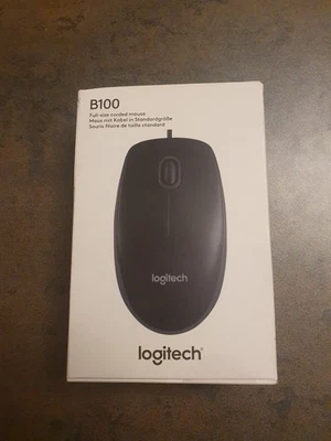 Logitech B100 Wired USB Mouse - Image 1 of 3