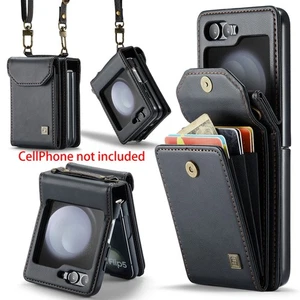 Premium echte tragbare Organ Stil Karten Tasche für Samsung Galaxy Z Flip 6 SM-F741U - Bild 1 von 2