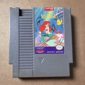 Capcom Disney's The Little Mermaid Nintendo NES Family/Kids Game Cartridge