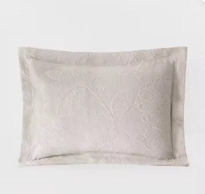 Putnam Matelasse Dune Algodón Decorativo Falsa Estándar - Un Par Foto 1 de 4