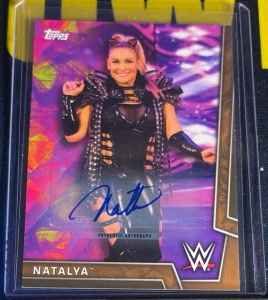 2018 Topps WWE Women's Division - Natalya #21 autógrafos de bronce/75 Foto 1 de 1