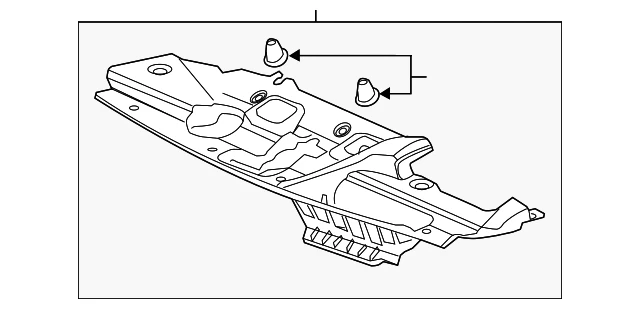 Mamparo delantero cubierta Honda Odyssey 2014-2017 genuino 71125-TK8-A10 Foto 1 de 2