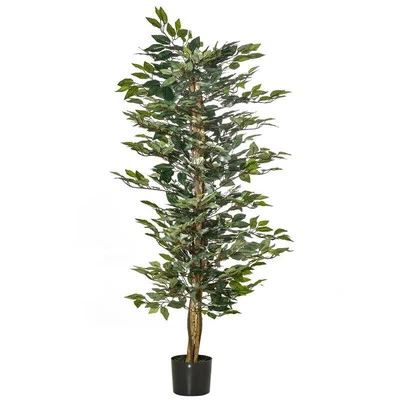 PIANTA FINTA FICUS 150CM CON VASO, PER INTERNI ED ESTERNI - Immagine 1 di 4
