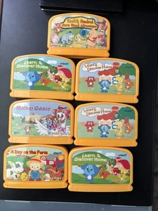 V Tech V. Smile Baby Lot Of 7 Game Cartridges, Mother Goose, Winnie the Pooh - Picture 1 of 6
