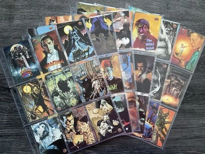 1994 Universal Monsters Illustrated BASE 100 Card SET Mike Mignola Kelly Jones - Image 1 of 4