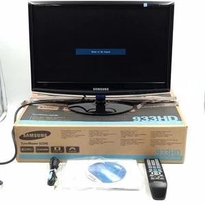 Samsung SyncMaster 933HD 18.5” LCD TV Monitor HDMI VGA Freeview LS19CFVKF Boxed - Picture 1 of 21