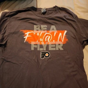 Philadelphia Flyers Be A F*@k!n Flyer Large Men's Shirt NHL  - Picture 1 of 1