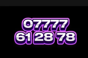 GOLD EASY VIP MEMORABLE MOBILE PHONE NUMBER DIAMOND PLATINUM SIM CARD EE - Photo 1 sur 1