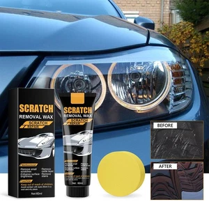 Car Scratch Removal Wax For Deep Scratche Paint Restorer Auto Wax &Sponge W0T4 - Bild 1 von 17
