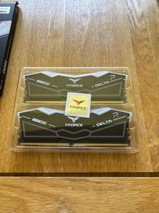TEAMGROUP T-Force Delta RGB DDR5 RAM, 32GB (2 x 16GB), 6000MHz, In Black - Picture 1 of 3