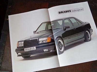 BRABUS AUTOSPORT TUNING MERCEDES BENZ W124 SEDAN brochure Ufficiale Tedesco  - Immagine 1 di 4