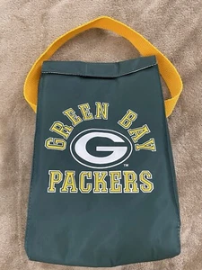 Green Bay Packers Upright Lunch Bag With Nylon Handle - Picture 1 of 11