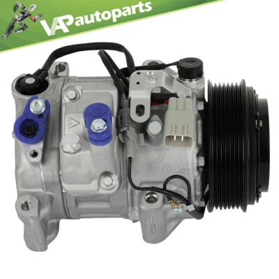 AC Compressor with Clutch For 2008-2009 Toyota Highlander V6 3.5L 8832048150 - Image 1 of 4