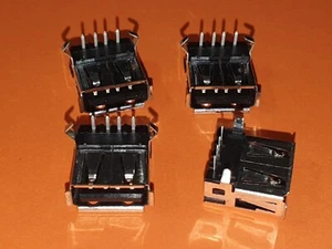 4x USB Einbaubuchse Typ-A Print 4-Pol Printmontage - Picture 1 of 3