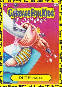 2011 Topps Garbage Pail Kids Flashback Series 2 Card #56b Ruth Canal