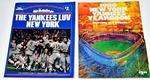 Two Vintage 1979 and 1980 New York Yankees Yearbooks  - Picture 1 of 10