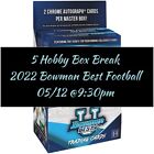 Cincinnati Bearcats 5 Box Football Hobby Break 2022 Bowman Best