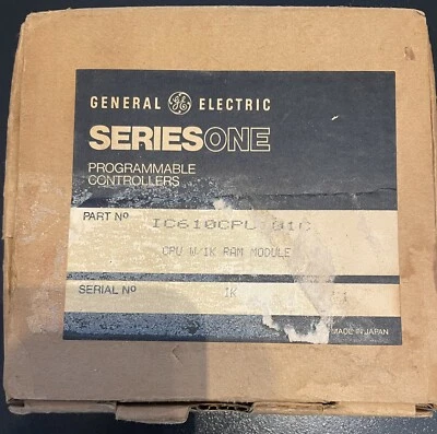 IC610CPU101B General Electric 1K RAM Processor Unit CPU Series One  --SA - Image 1 of 3