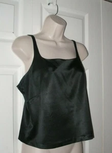 LIMITED Women's Medium Black Silk Camisole Top Shiny Fabric New - Picture 1 of 8
