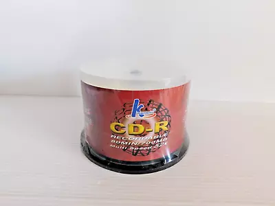 K Hypermedia CD-R Recordable Discs 700MB 80min Multi Speed 32x Pack of 50 - Image 1 of 4