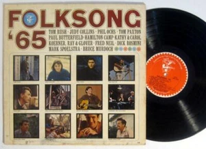FOLKSONGS '65 ~ 1965 Vinyl LP,, Various Artists ~ Judy Collins, Tom Rush +++ - Afbeelding 1 van 1