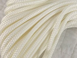 5/16"" x 100 feet double braid polyester halyard flagpole rope line white - Bild 1 von 1