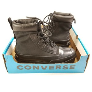 Las mejores ofertas en Parte superior de cuero negro Converse Botas Para  Mujeres | eBay