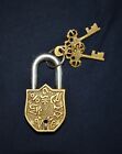 Positive Energy Tibetan Lock Door Security Brass Handmade Finish Padlock CA28