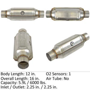 Catalytic Converter-Universal Converter 82625 fits 01-05 Honda Civic 1.7L-L4 - Picture 1 of 1