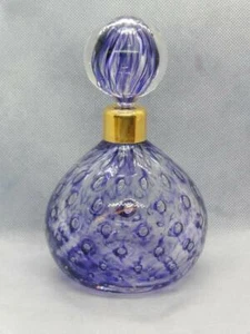 Vintage Marcel Franck Brevete SGDG Parfum Luftblasen lila Flakon Frankreich - Bild 1 von 7
