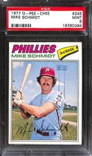 1977 O-Pee-Chee #245 Mike Schmidt PSA 9 19390284