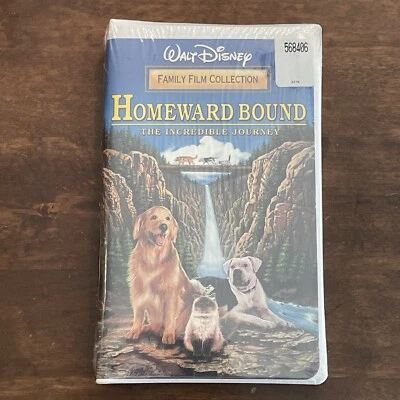 Disney Homeward Bound The Incredible Journey VHS New Sealed Rare Find Vintage Foto 1 de 4