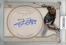 2018 Topps Definitive Collection  Frank Thomas Legendary Autographs 13/35