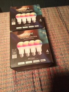 2x 4 Pack WiFi Smart LED Light Bulb 11W LED 1100Lm Dimmable Alexa/Google/Siri - Picture 1 of 6