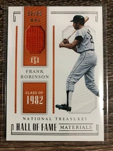 Frank Robinson 2019 National Treasures Hall Of Fame Materials #53/99 1982 - Picture 1 of 1