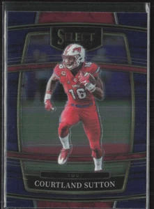 2022 Panini Select Draft Picks #93 Courtland Sutton Blue (Retail Base) - Picture 1 of 2