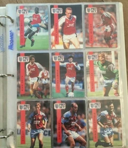 PRO-SET FOOTBALL TRADING CARDS - 1990-1991 – ASTON VILLA - Picture 1 of 4