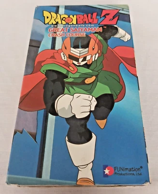 Dragon Ball Z GREAT SAIYAMAN CRASH COURSE Anime VHS Video Tape Funimation  - Image 1 of 3