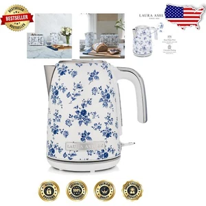 Stainless Steel Electric Kettle 1.7L - Rapid Boil 1500W with Limescale Filter - Picture 1 of 10