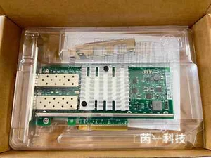 Intel 82599ES 10Gbps Dual Port PCI-E X520-DA2 E10G42BTDA Ethernet Server Adapter - Picture 1 of 2