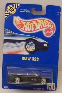 BMW 323 Hot Wheels 1990-150 Blue Card Speed Points Retired 1995 - Picture 1 of 4
