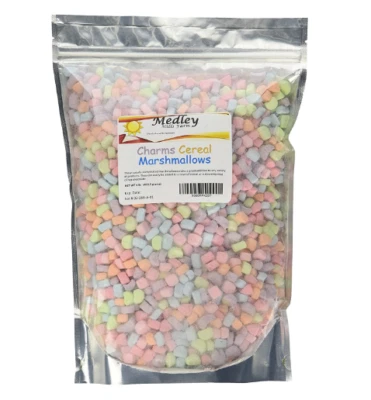 1磅谷物棉花糖只有幸运小饰品零食脱水棉花糖 — 第 1/3 张图片